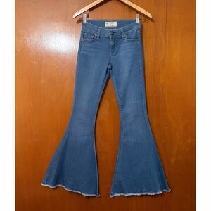 Free People Bali Flare Jeans Medium Wash